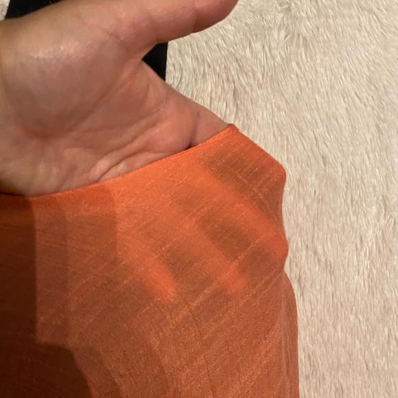 Misslook Women's Size 2XL Orange Scoop Neck Tunic - Picture 3 of 7